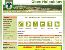 Tablet Screenshot of obecholoubkov.cz